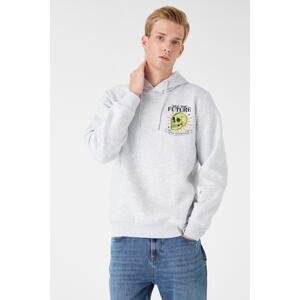 Koton Men's Snow Melange Sweatshirt