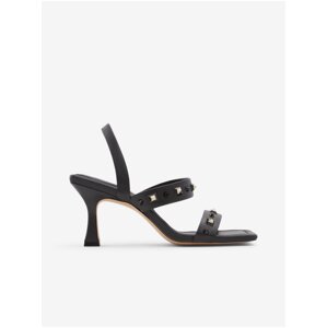 Černé dámské sandály na podpatku ALDO Louella - Dámské