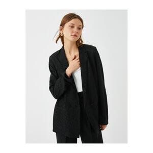 Koton Oversized Double Breasted Blazer Jacket