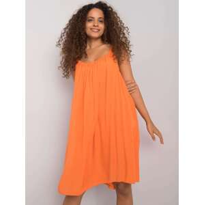 Orange dress Och Bella wjok0267. R31