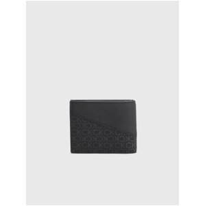 Černá pánská vzorovaná peněženka Calvin Klein - Pánské