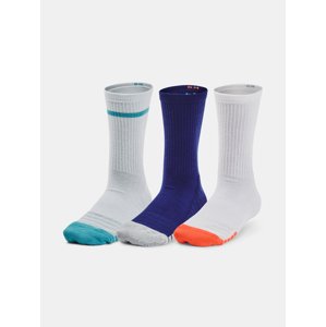 Under Armour Ponožky UA Heatgear 3pk Crew Yth-BLU - unisex