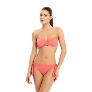 Dagi Women's Orange Lace-Up Monokini Bottom