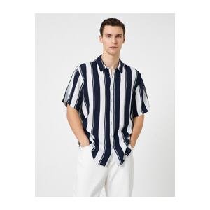 Koton Shirt - Dark blue - Regular fit