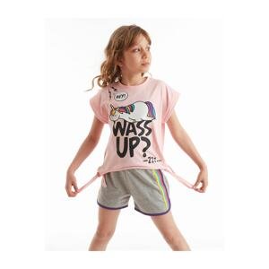 Mushi Wassup Girl's T-shirt Shorts Set