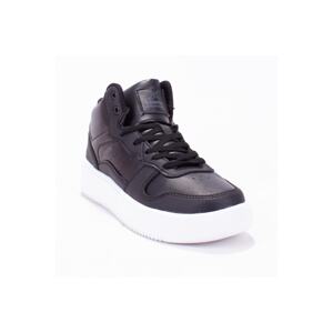 KINETIX Tyra Pu Hi Black White Casual Women's Sports Shoes