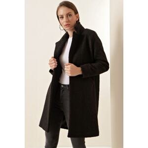 Bigdart 9082 Oversize Cachet Coat - Black