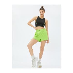 Koton Short Sports Shorts Printed with Elastic Waist