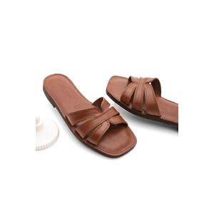 Marjin Women's Genuine Leather with Eva Soles. Daily Slippers, Wide Range of Black.