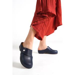 Capone Outfitters Mules - Dark blue - Wedge