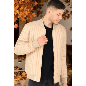 M8643 DEWBERRY MEN'S COAT-PLAIN CREAM