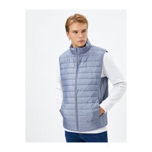 Koton Puffer Vest High Collar Pocket Detailed Zipper