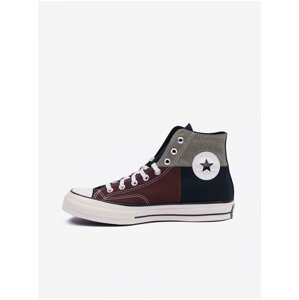 Šedo-hnědé pánské kotníkové tenisky Converse Chuck 70 - Pánské