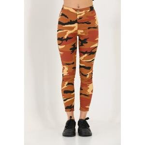 BİKELİFE Tile Camouflage Pattern Gabardine Leggings Pants