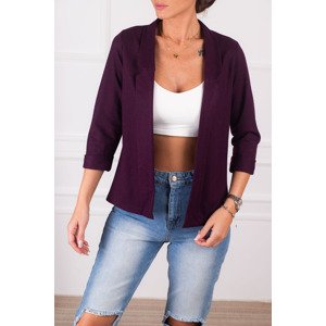 armonika Women's Purple Double Sleeve Jacket