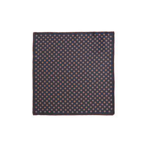 ALTINYILDIZ CLASSICS Men's Navy blue-brown Patterned Navy blue-brown Classic Handkerchief