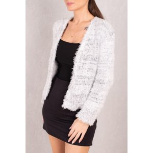 armonika Women's White Bearded Cardigan