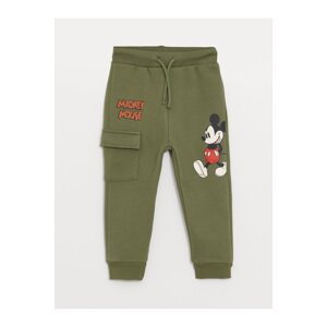 LC Waikiki Baby Boy Jogger Sweatpants with Elastic Waist Mickey Mouse Printed