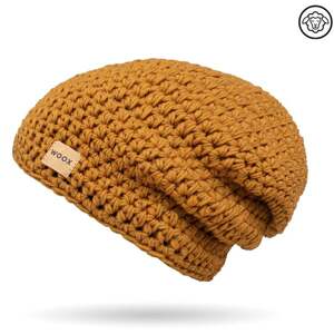 Merino čepice WOOX Meri Gold Beanie