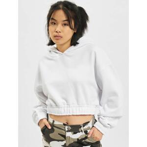 Crop mikina DEF Hoody - bílá