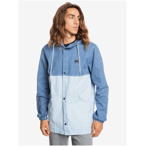 Modrá pánská lehká džínová bunda Quiksilver Natural Dyed - Pánské