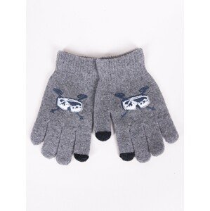 Yoclub Kids's Gloves RED-0108C-AA5E-002