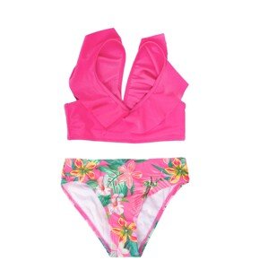 Yoclub Kids's Girls' Two-Piece Swimming Costume LKD-0034G-A100