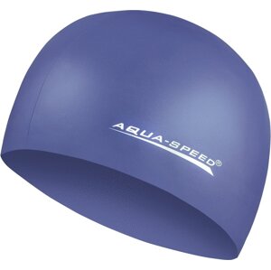 AQUA SPEED Unisex's Swimming Cap Mega Navy Blue Pattern 10