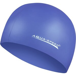 AQUA SPEED Unisex's Swimming Cap Mega Navy Blue Pattern 17