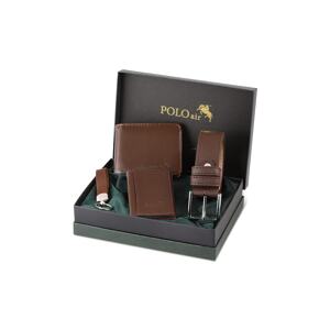 Polo Air Wallet - Brown - Plain