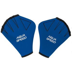 AQUA SPEED Unisex's Swimming Gloves Swimming Navy Blue