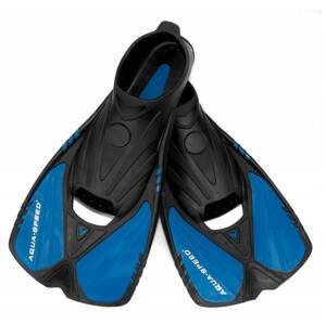 AQUA SPEED Unisex's Snorkel Flippers Action Navy Blue Pattern 11