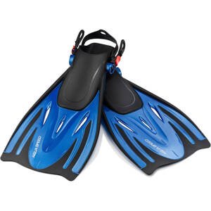 AQUA SPEED Unisex's Snorkel Flippers Wombat Navy Blue Pattern 11