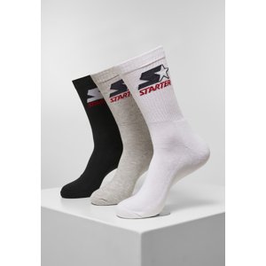 Starter Crew Socks heathergrey/black/white