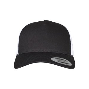 5-panelový retro Trucker 2-Tone Cap blk/wht