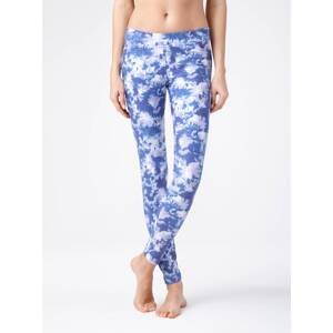 Conte Woman's Leggings Blue-White