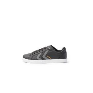 Hummel Unisex Black Sneakers - Deuo Court Heritage