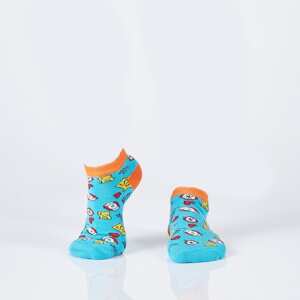 Krátké mořské ponožky pro ženy s námořnickými vzory