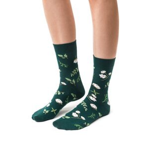Ponožky 017-005 Zelená Zelená