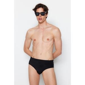 Trendyol Black Men's Standard Fit Slip-on Swimwear