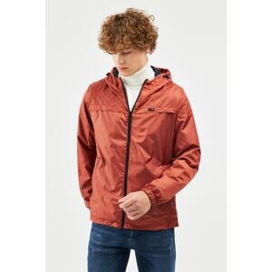 River Club Men's Tile Waterproof Hooded Raincoat with Lined Pocket - Windbreaker Jacket