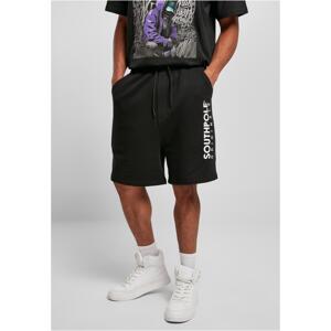Southpole Basic Sweat Shorts černé