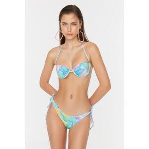 Trendyol Batik Patterned Tied Normal Leg Bikini Bottom