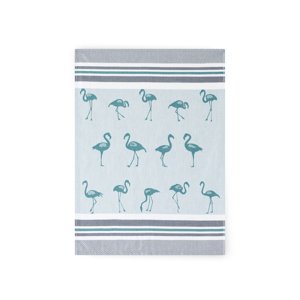 Zwoltex Unisex's Dish Towel Flamingi Green/Pattern