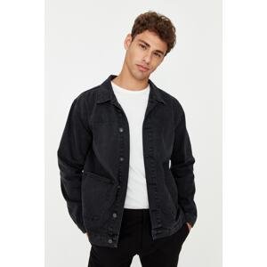 Trendyol Men's Anthracite Regular Fit Denim Jacket