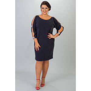 Dámské šaty Karko Karko_Dress_U661_Navy_Blue