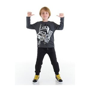 Mushi Rock Robot Boy T-shirt Pants Set