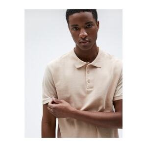 Koton Polo Neck T-Shirt Short Sleeve Slim Fit Cotton