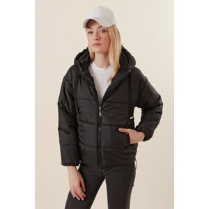 Bigdart 5117 Hooded Puffer Jacket - Black
