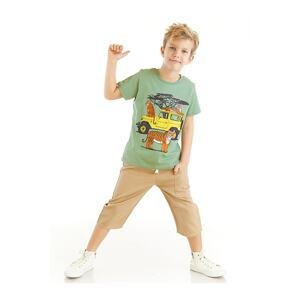 Mushi Safari Boy T-shirt Gabardine Shorts Set